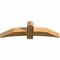 Ekena Millwork Bellingham Rough Sawn Timber Gable Bracket, Western Red Cedar, 60"W x 17"H x 6"D x 6"F, 7/12 Pitch GBW060X17X0606BEL00RWR - alternate 5